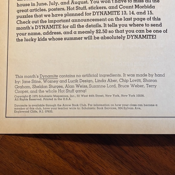 DYNAMITE MAGAZINE - LITTLE HOUSE ON THE PRAIRIE ISSUE - 1975 - Picture 6 of 9